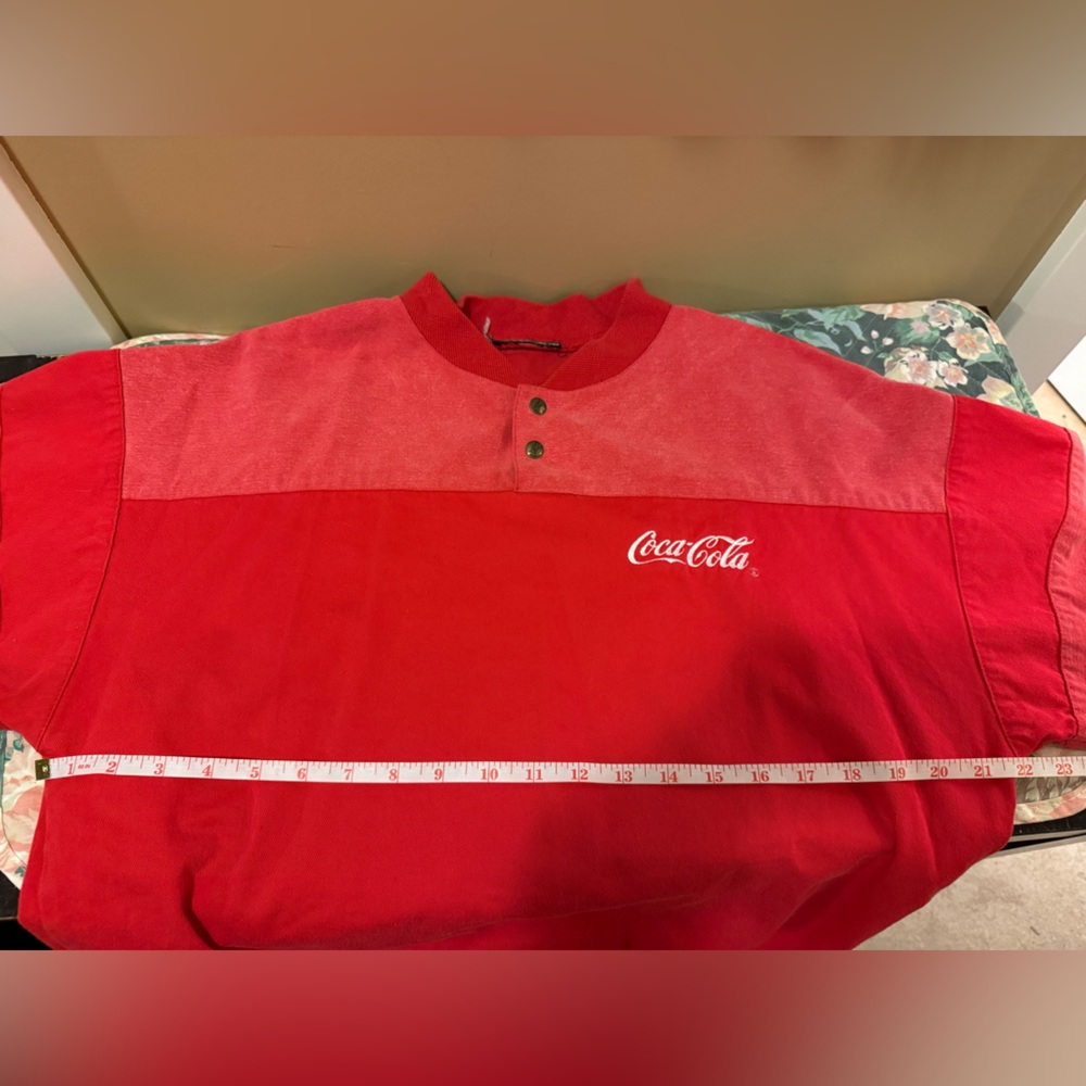 Vintage Coca-Cola Long Sleeve Sweatshirt 90s - Picture 6 of 7